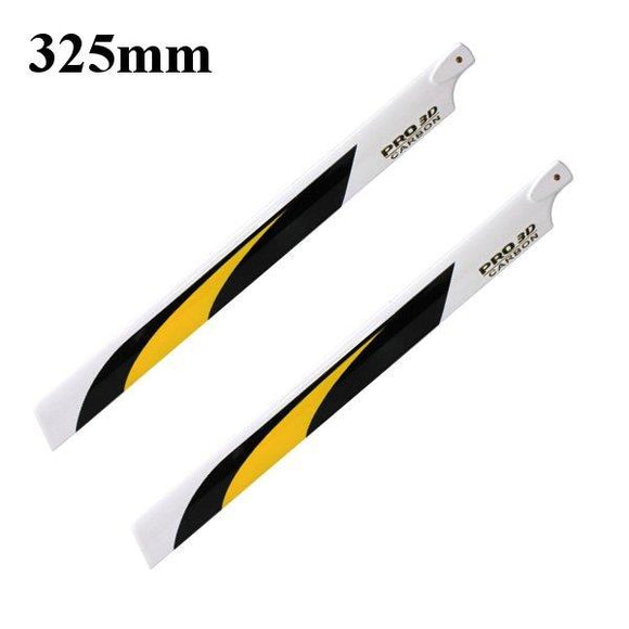 Dynam 325mm Carbon Fiber Main Blade for Electric 450 Helicopter Pro.3252