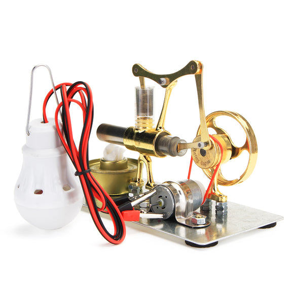 Single Cylinder Stirling Engine Model Alloy Material Developmental Science Toy