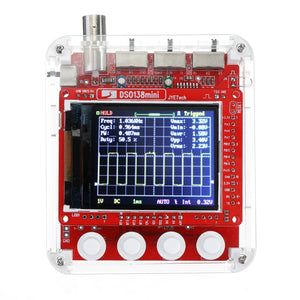 NEW JYETech 13805K DSO138 Mini 200KHz Digital Oscilloscope SMD Soldered Version DC3.5V-6V With Housing