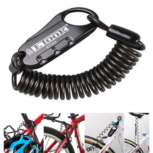 BIKIGHT ET-152 Mini Portable Anti Theft Resettable 3 Digit Bike Helmet Lock Spring Combination