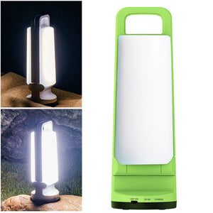 Portable Folding 8W LED Dimming Solar Lantern USB Rechargeable Camping Tent Emergency Light