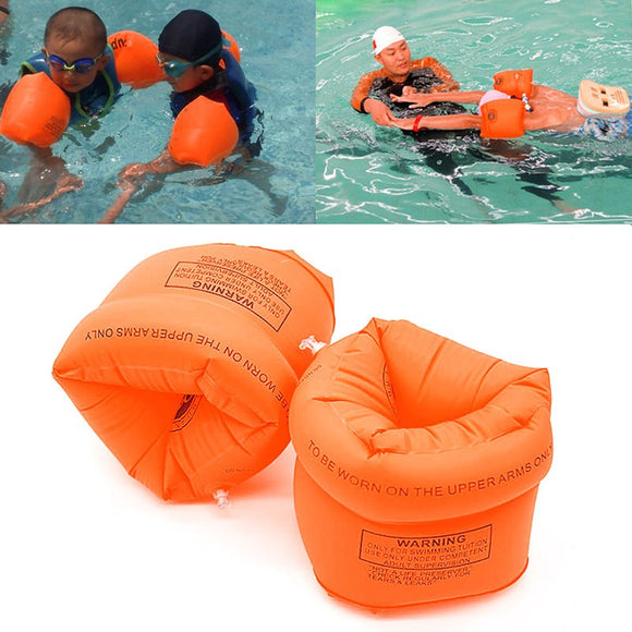 IPRee 2PCS PVC Swimming Arm Band Ring Floating Inflatable Air Sleeves For Adult Children