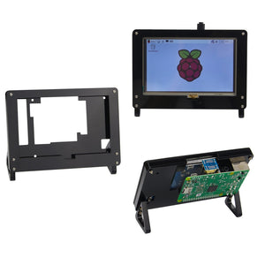 5 Inch LCD Screen Display Acrylic Case Stander Holder For Raspberry Pi 3B+(Plus)