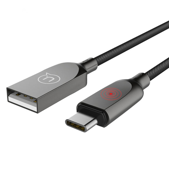 USAMS Auto disconnect Type-c Fast Charging Cable 1.2m For Oneplus 5 Xiaomi 6 Mi A1 Samsung S8 Note 8