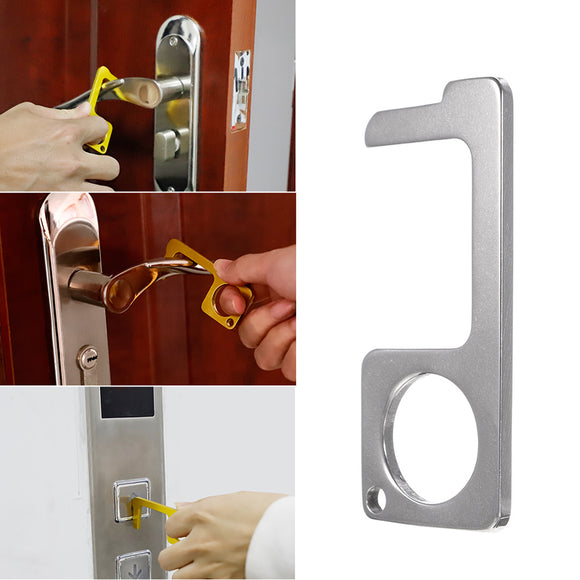 20Pcs Portable Press Elevator Tool Hands Free Door Opener Hygiene Hand Antimicrobial No Touch Contactless Handle Key