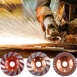 100mm Diamond Segment Grinding Cup Wheel Disc Grinder Granite Stone