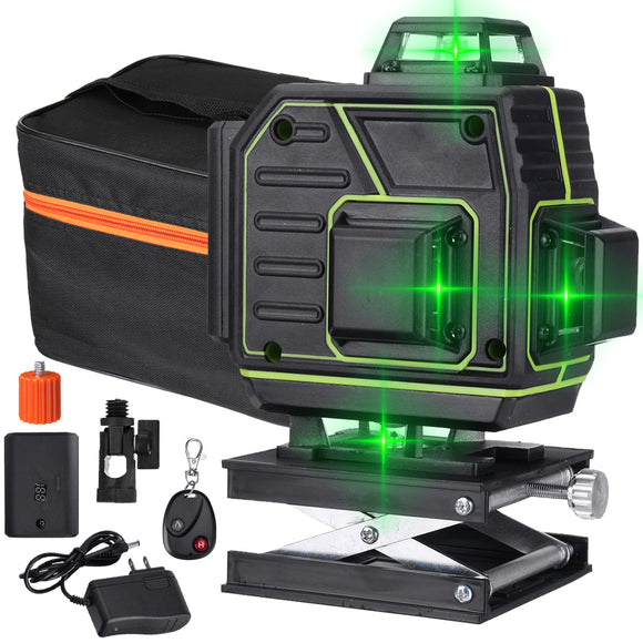 360 8-16 Lines Green Laser Level Auto Self Leveling Horizontal Vertical Measure