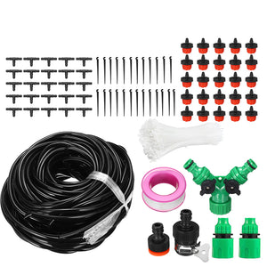 8/20/30/40m Garden Automatic Drip Irrigation Set Adjustable DIY Irrigation Kit