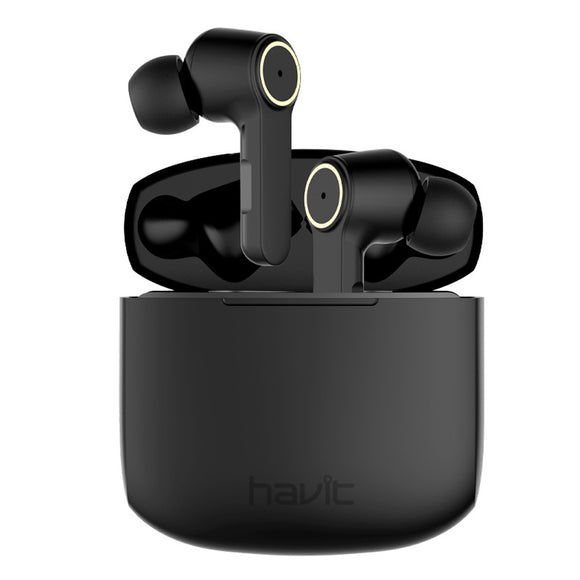 Havit i81 TWS Wireless bluetooth Earphone Smart Touch ANC Noise Reduction bluetooth Headphone In-ear Sports Business Music Headset With Charging Box