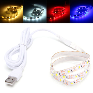 0.5M SMD2835 Not-waterproof USB LED Strip Party Light TV PC Background Backlight DC5V