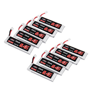 10Pcs URUAV 3.8V 450mAh 50/100C 1S HV 4.35V Lipo Battery PH2.0 for Emax Tinyhawk Happymodel Snapper7