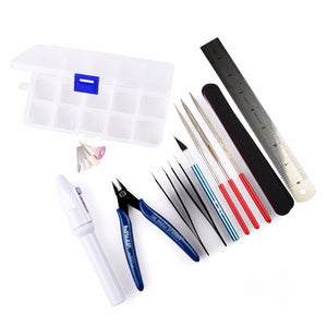 12Pcs Modeling Making Tools Model Basic Tools Craft Set for Gundam Model Building