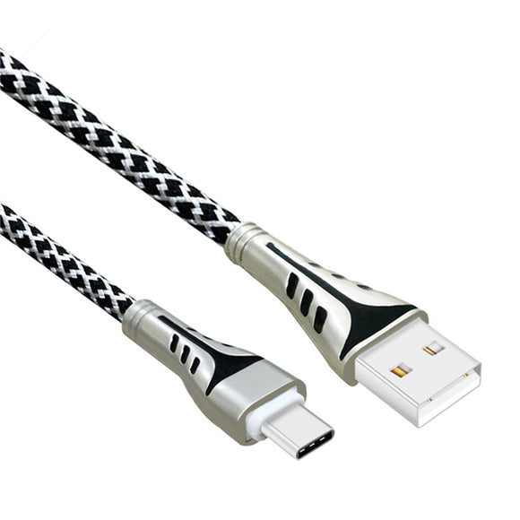 Bakeey 2.4A Type C Braided Fast Charging Cable 1m For OnePlus 5 Xiaomi 6 Mi A1 Mix2 S8