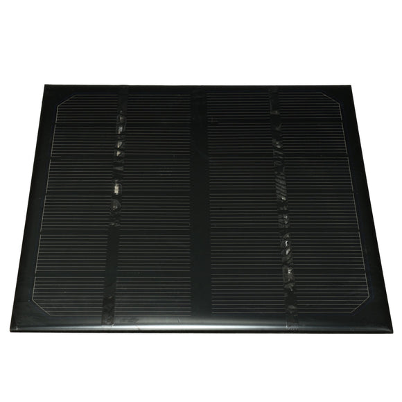 3W 6V Portable Monocrystalline Solar Panel With USB Connection Box