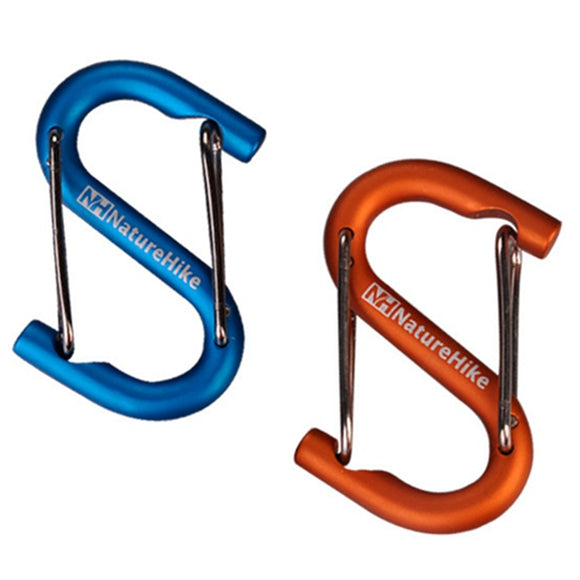 Naturehike Carabiner S ShapE-mountaineering Buckle Bottle Buckle Key Ring Multifunctional