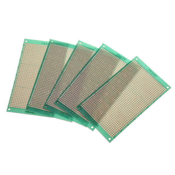 5pcs  70 * 120mm DIY Single-sided Green Oil PCB Universal Circuit Board