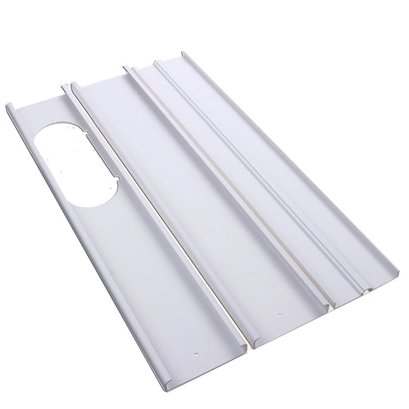 3PCS Adjustable Window Slide Kit Plate 55-165cm Air Conditioner Wind Shield For Portable Air Conditioner