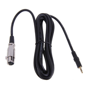 3M NI5L XLR 3 Pin Female to Right Angle 1/8 XLR3F to Right Angle 3.5MM Microphone