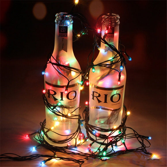 Christmas Colorful LED Millet Lights Christmas Tree Decoration Lights Party Pecor Flash String Light