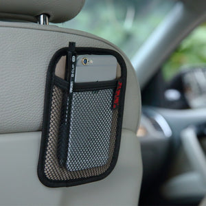 Universal Car Seat Storage Mesh Organizer Mesh Cargo Net Hook Pouch Holder for iPhone Smartphone