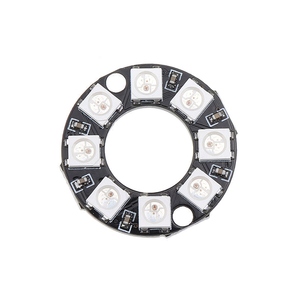 10pcs 8-bit WS2812 5050 RGB LED Intelligent Full Color RGB Light Ring Development Board