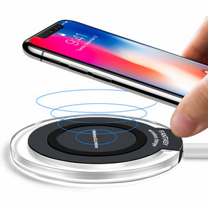 Bakeey 10W LED Light Qi Wireless Charger Charging Pad For iPhone X 8Plus S9+ S8 Note 8