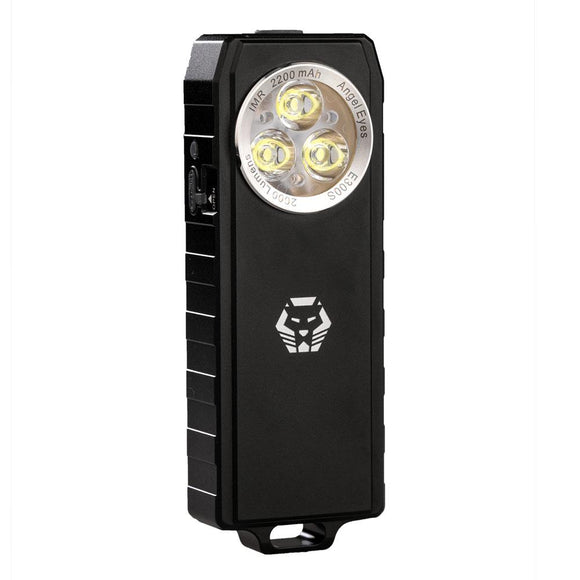 RovyVon Angel Eyes E300S 2000LM High Lumen Powerful EDC Flashlight Mini LED Torch Brightness Keychain Light