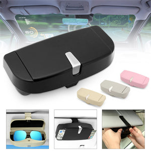 Universal Large Capacity Sun Visor Accessory Storage Box Card Slot Phone Holder for iPhone Xiaomi