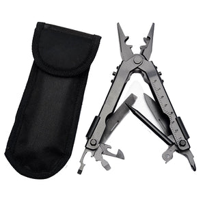 13 in 1 Multifunction 12x4x2cm Fishing Pliers Outdoor Hand Folding Knife Pliers Opener Ruler Tools