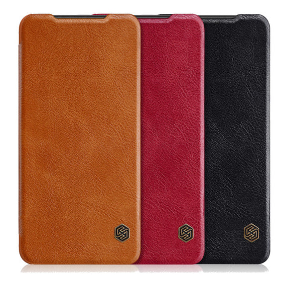 NILLKIN Flip PU Leather Smart Sleep Credit Card Slot Protective Case For Xiaomi Mi 9 / Mi9 Transparent Edition