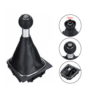 5 Speed Car Manual Gear Shift Knob Lever Shifter Stick Gaiter Boot Cover For VW Golf MK5 Jetta MK6