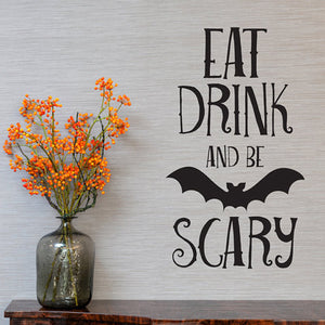 KST-4 Halloween Bat  PVC Wall Stickers Living Room Bedroom Decoration Wall Stickers