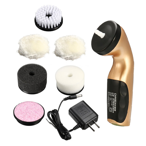 Portable Handheld Shoe Brush Rechargeable Automatic Electric Shoe Cleaning Brush Shine Polisher