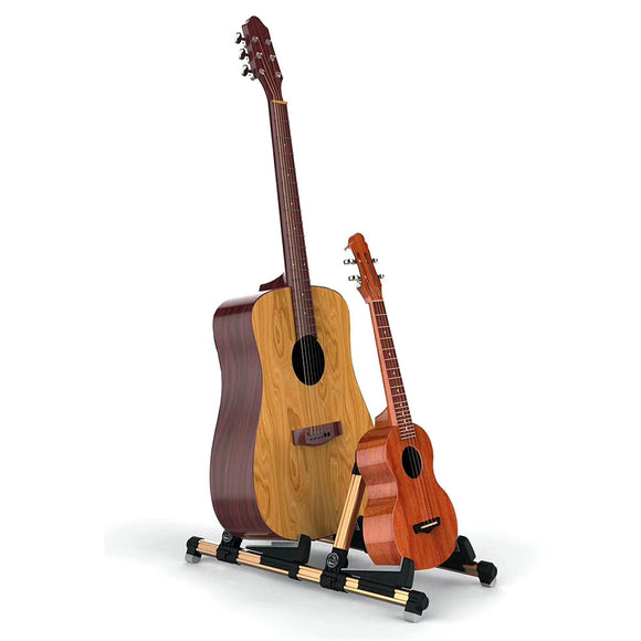 Galux GS-201 2 in 1 Double Holders Guitar Stand Adjustable Stand for Electric Guitar Bass Guitar
