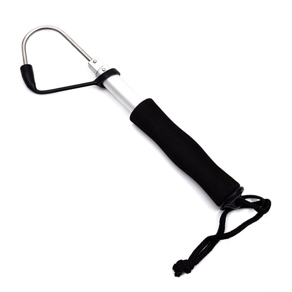 Stainless Sea Fishing Telescopic Retractable Fish Gaff  Tackle Spear Hook Fishing Gripper Tool