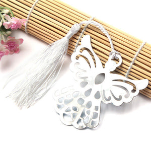 Silver Metal Angel Bookmark With A Tassel Wedding Baby Party Favor Gifts