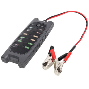 12V Battery Tester With 6 LED Alternator Check Analyzer Lead Diagnostic Tool