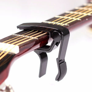 Acoustic Electric Guitar Metal Quick Release Change Trigger Tune Key Capo Clamp