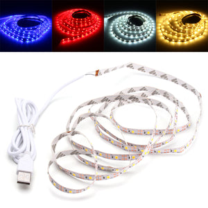 2M SMD2835 USB LED Strip Light TV PC Background Backlight for Decoration DC5V