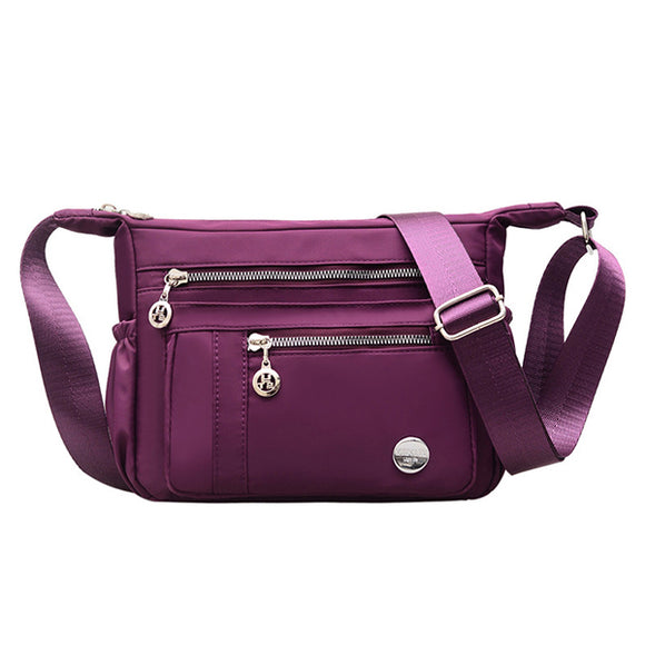 Women Nylon Multi-pockets Crossbody Bag Shoulder Bag