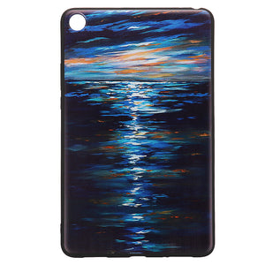 TPU Back Case Cover Tablet Case for XIAOMI Mipad 4 - Sunset Version