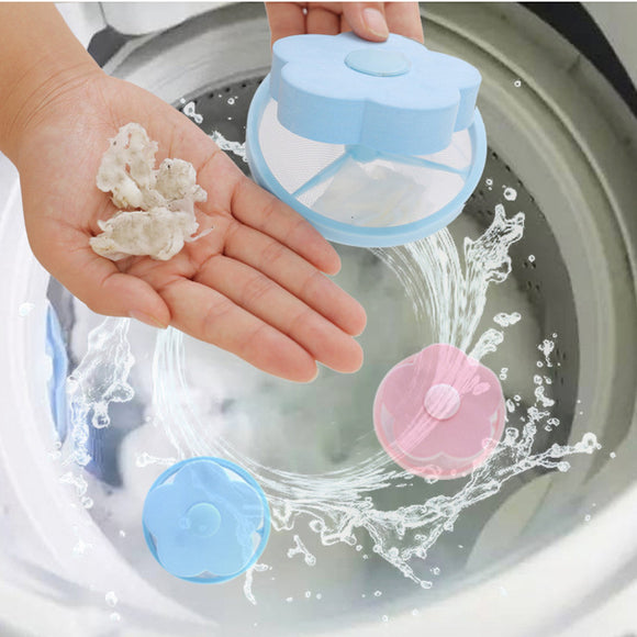 Washing Machine Hair Lint Remover Cleaning Bag Laundry Ball Filter Catcher Tool