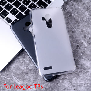 Bakeey Frosted Anti-scratch Soft TPU Back Pudding Protective Case for Leagoo T8S