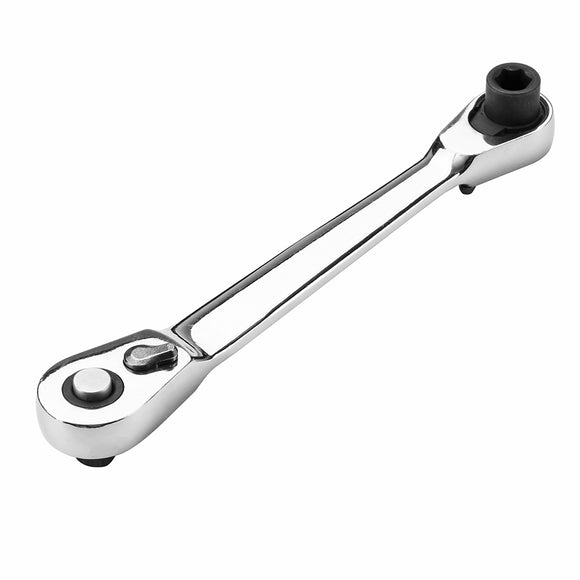 Multifunctional Mini 1/4 Ratchet Wrench Dual-use Spanner Wrench Quick Sleeve Wrench Hand Tools