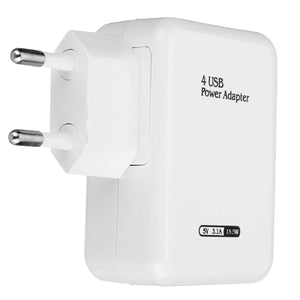 Universal Travel USB Wall Charger Adapter 4 Port USB Hub AC Power Supply US/EU Plug