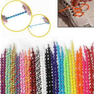 27.5 Inch Lazy Shoelaces Sneaker Elastic Shoestring New Design Martin Boots Sport Shoes Cord Ropes