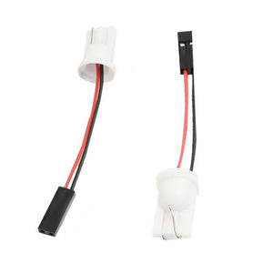 DC12V T10 Bulb Light Wire Harness Adapter for DIY Lamp Replacement