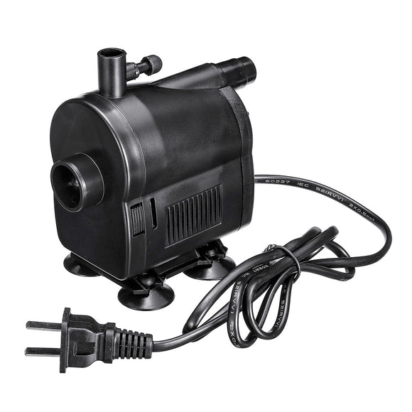 220-240V Aquarium Fish Tank 3 in 1 Extendable Submersible Oxygen Water Pump Power Filter