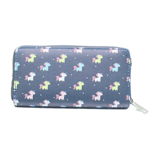 Multifunctional Women Pattern Zipper Bag Long Wallet Purse Phone Case for iPhone Samsung Xiaomi