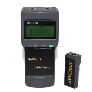 SC8108 Portable Multifunction Digital LCD Wireless PC Data Network CAT5 RJ45 LAN Phone Detector